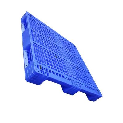Голубой подгонянный HDPE паллета 1200x1200 неподвижной нагрузки плоский пластиковый