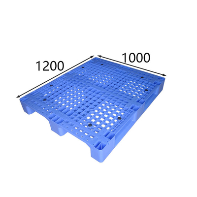 Решетка голубое Ingle встала на сторону сверхмощный Nestable удар HDPE паллета - устойчивый