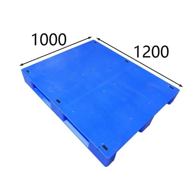 PE голубое 1200 x 1000 экономики паллета стороны двойника полипропилена для грузоподъемника