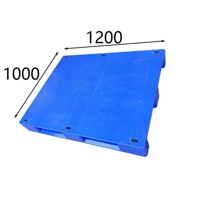 Усиленные паллеты евро пластиковые 1200 x 1000 голубых HDPE/PE плоско сверхмощное