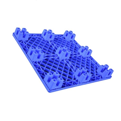 HDPE паллетов 600Kg динамическая нагрузка 1100 x 1100 пластиковых Nestable голубой для медицинского/еды