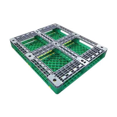 Паллеты склада 15kg промышленные пластиковые 1200x1000mm паллет 4 путей пластиковый