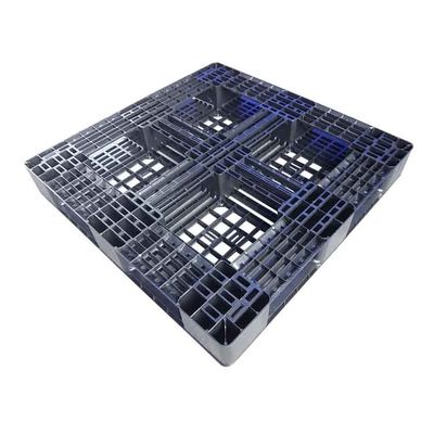 1100 x 1100 паллетов доставки SGS пластиковых паллетов черных пластиковых
