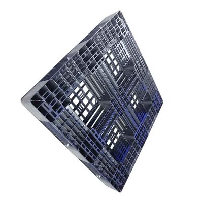 Промышленная динамическая нагрузка 1100 x 1100 паллета 3T полиэтилена черная пластиковая