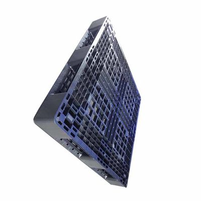 Промышленная динамическая нагрузка 1100 x 1100 паллета 3T полиэтилена черная пластиковая