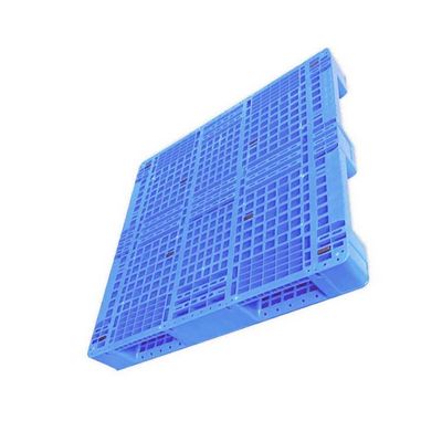 сверхмощный пластиковый транспорт снабжения HDPE паллета 110x110 голубой 13.8Kg