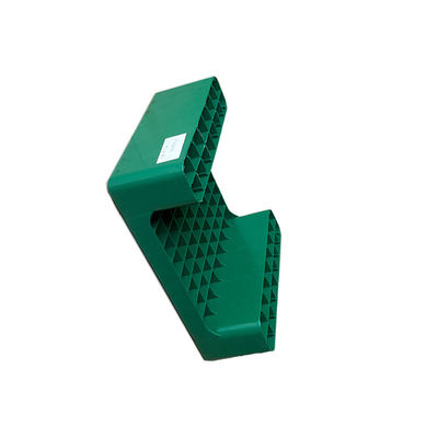 Зеленый паллет HDPE 450x350 Stackable пластиковый для порта склада