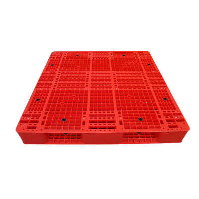 Паллет 1200x1200 красный Stackable пластиковый 6000Kg PE гигиенический для склада