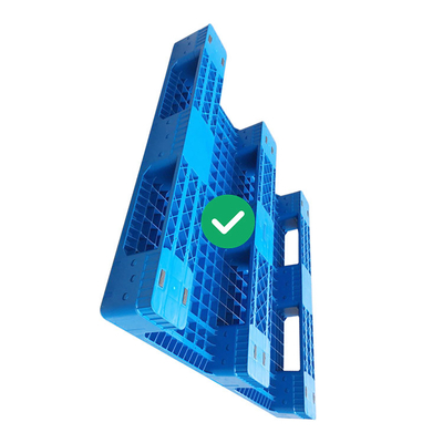 HDPE паллета клетей 1.2X1.2m многоразовая двигая нагрузка класть на полку 1.5T пластикового пластиковая