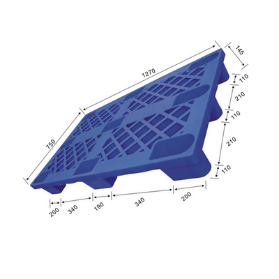 HDPE замка 1500Kg пластикового паллета склада 1270x750 щелчковый статический