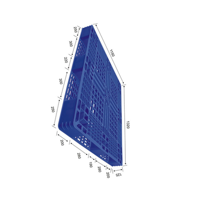 пластиковая динамика склада 1200Kg HDPE паллетов экспорта 1320X1150