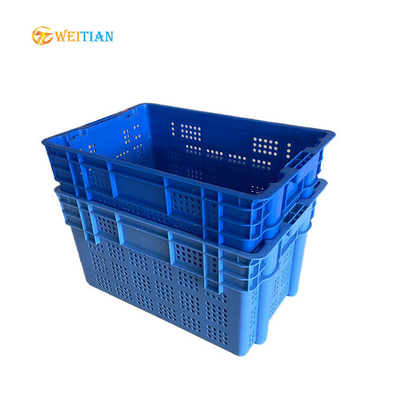 600 пластиковых двигая клетей 100% Яблока голубого качества еды HDPE клети X 400 пластиковых
