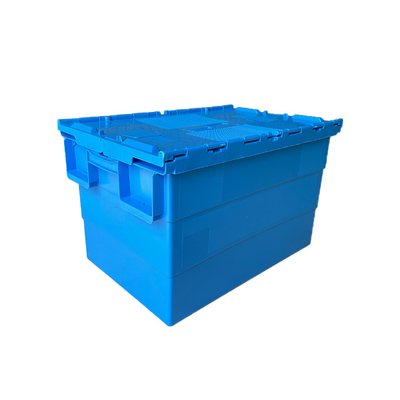 Гигиены коробки HDPE склада клеть 50Kg 60L пластиковой логистической пластиковая двигая