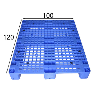 Кислоты паллетов 1200X1000Mm Rackable HDPE голубые пластиковые устойчивые