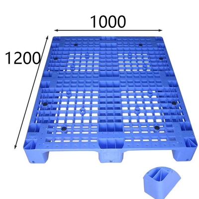 Неподвижная нагрузка 6000 евро паллетов Rackable Kg HDPE голубого 1200x1000 пластикового стандартного