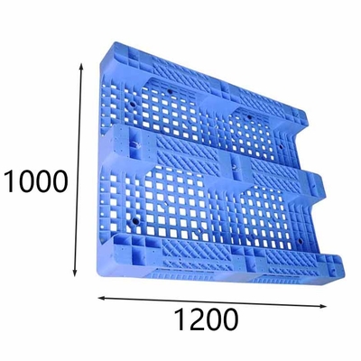 Паллеты эргономики Stackable пластиковые неподвижная нагрузка 1200 x 1000 5500 Kg для грузоподъемников