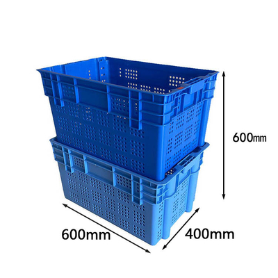 Nestable складные пластиковые клети 600 клетей X 400 x 315mm Stackable двигая